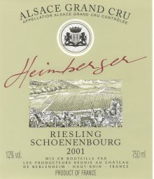 Riesling Cuvée 2001